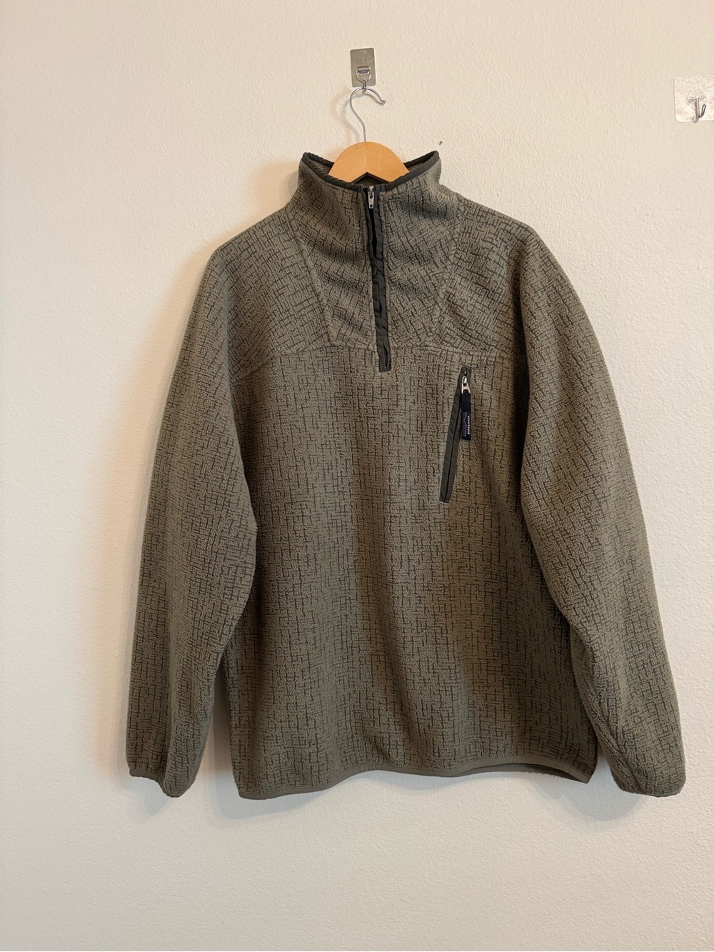 Vintage Patagonia Chimera Synchilla Pullover Fleece Jacket Sweater Mens Green L
